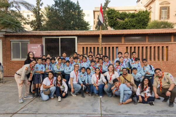 Scouts et volontaires SOS Chrétiens d'Orient en Egypte