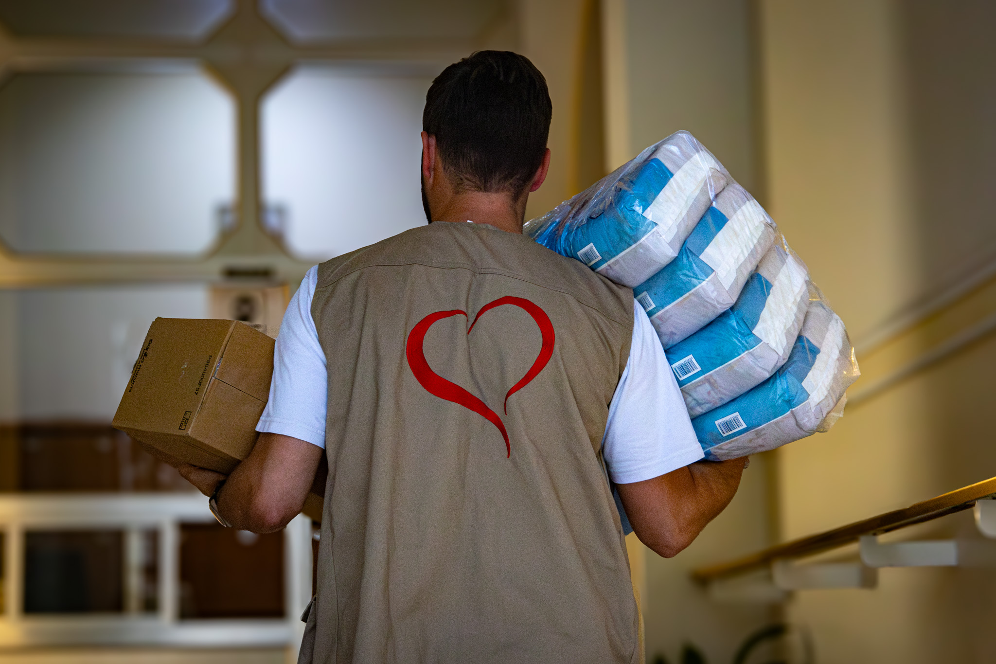 Urgence Liban, volontaire